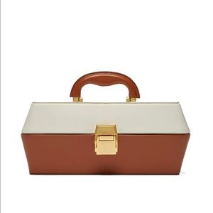 Staud Lincoln Two-Tone Leather Bag